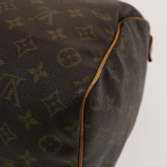 LOUIS VUITTON Monogram Speedy 35 Hand Bag M41524 LV Auth 136864