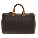 LOUIS VUITTON Monogram Speedy 35 Hand Bag M41524 LV Auth 136864-13