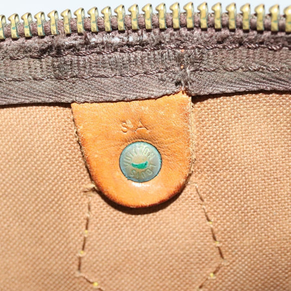 LOUIS VUITTON Monogram Speedy 35 Hand Bag M41524 LV Auth 136864