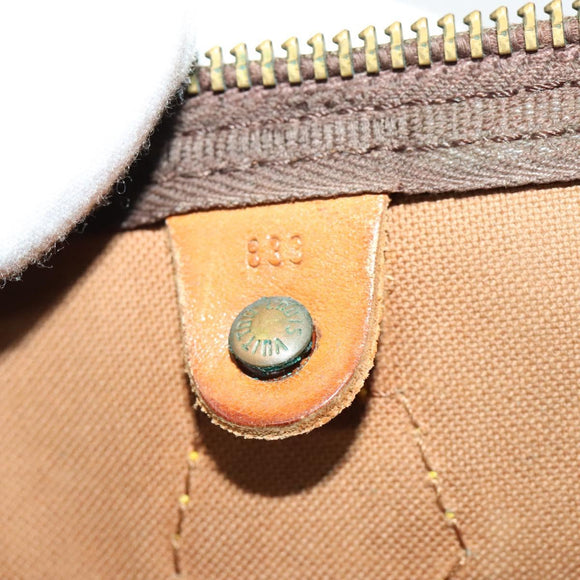 LOUIS VUITTON Monogram Speedy 35 Hand Bag M41524 LV Auth 136864