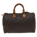 LOUIS VUITTON Monogram Speedy 35 Hand Bag M41524 LV Auth 136864-2