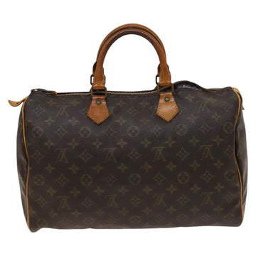 LOUIS VUITTON Monogram Speedy 35 Hand Bag M41524 LV Auth 136864 - 0
