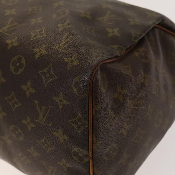 LOUIS VUITTON Monogram Speedy 40 Hand Bag M41522 LV Auth 136865