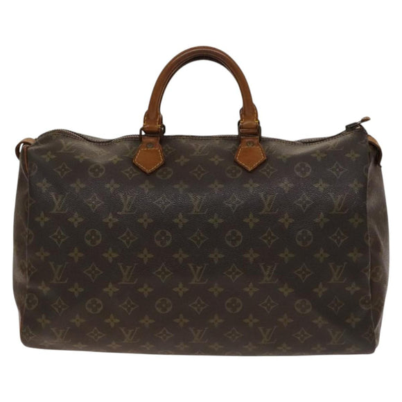 LOUIS VUITTON Monogram Speedy 40 Hand Bag M41522 LV Auth 136865