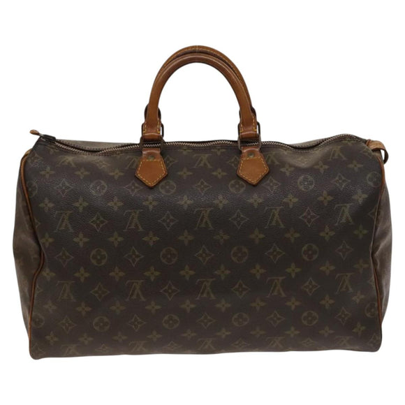 LOUIS VUITTON Monogram Speedy 40 Hand Bag M41522 LV Auth 136865