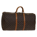 LOUIS VUITTON Monogram Keepall 60 Boston Bag M41422 LV Auth 136866-1