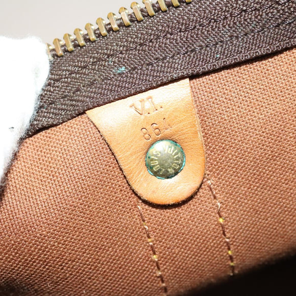 LOUIS VUITTON Monogram Keepall 60 Boston Bag M41422 LV Auth 136866