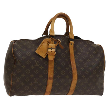 LOUIS VUITTON Monogram Keepall 45 Boston Bag M41428 LV Auth 136867