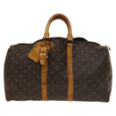 LOUIS VUITTON Monogram Keepall 45 Boston Bag M41428 LV Auth 136867-2
