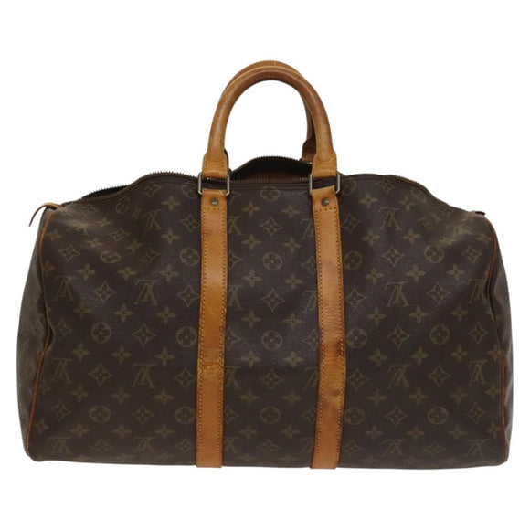 LOUIS VUITTON Monogram Keepall 45 Boston Bag M41428 LV Auth 136867
