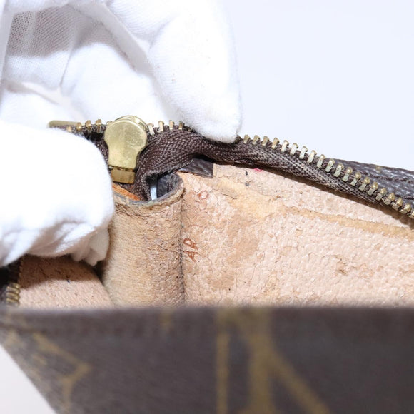 LOUIS VUITTON Monogram Bucket PM Accessory Pouch LV Auth 136869