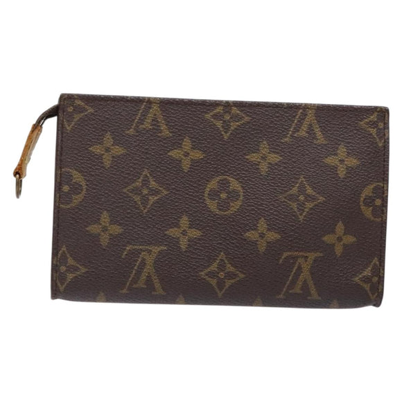 LOUIS VUITTON Monogram Bucket PM Accessory Pouch LV Auth 136869
