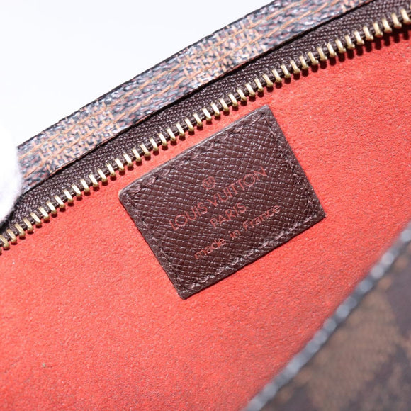 LOUIS VUITTON Damier Ebene Marais Pouch LV Auth 136870