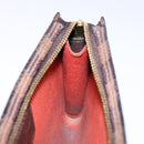 LOUIS VUITTON Damier Ebene Marais Pouch LV Auth 136870-18