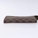 LOUIS VUITTON Damier Ebene Marais Pouch LV Auth 136870-6