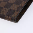 LOUIS VUITTON Damier Ebene Marais Pouch LV Auth 136870-7
