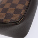 LOUIS VUITTON Damier Ebene Trousse Makeup Pouch N51982 LV Auth 136871-16