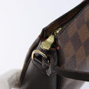 LOUIS VUITTON Damier Ebene Trousse Makeup Pouch N51982 LV Auth 136871-10