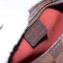 LOUIS VUITTON Damier Ebene Trousse Makeup Pouch N51982 LV Auth 136871-17