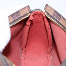 LOUIS VUITTON Damier Ebene Trousse Makeup Pouch N51982 LV Auth 136871-19