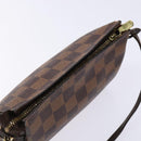 LOUIS VUITTON Damier Ebene Trousse Makeup Pouch N51982 LV Auth 136871-6
