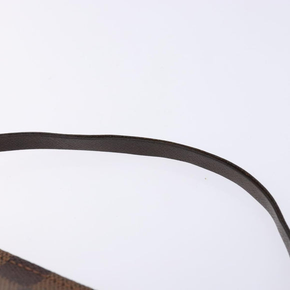 LOUIS VUITTON Damier Ebene Trousse Makeup Pouch N51982 LV Auth 136871