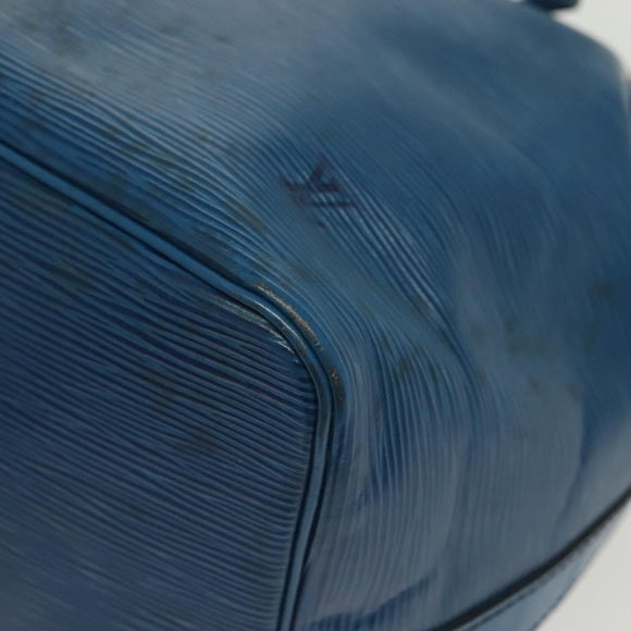 LOUIS VUITTON Epi Petit Noe Shoulder Bag Blue M44105 LV Auth 136874