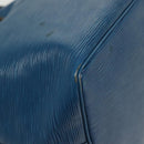 LOUIS VUITTON Epi Petit Noe Shoulder Bag Blue M44105 LV Auth 136874-12