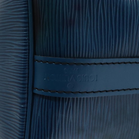 LOUIS VUITTON Epi Petit Noe Shoulder Bag Blue M44105 LV Auth 136874