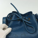 LOUIS VUITTON Epi Petit Noe Shoulder Bag Blue M44105 LV Auth 136874-15