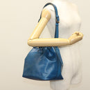 LOUIS VUITTON Epi Petit Noe Shoulder Bag Blue M44105 LV Auth 136874-21