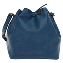 LOUIS VUITTON Epi Petit Noe Shoulder Bag Blue M44105 LV Auth 136874-3