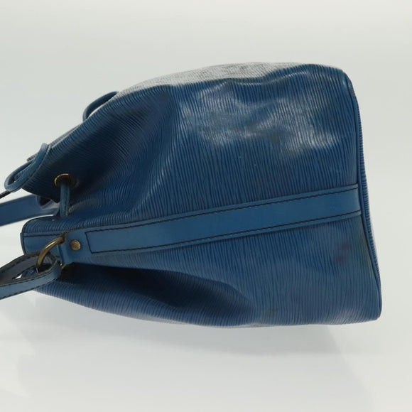 LOUIS VUITTON Epi Petit Noe Shoulder Bag Blue M44105 LV Auth 136874