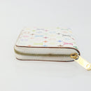 LOUIS VUITTON Monogram Multicolor Zippy Coin Purse White M93741 Auth 136876-5
