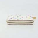 LOUIS VUITTON Monogram Multicolor Zippy Coin Purse White M93741 Auth 136876-6