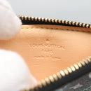 LOUIS VUITTON Multicolor Pochette Cles Coin Purse Black M13664 LV Auth 136877-10