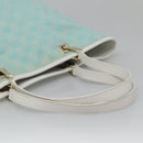GUCCI GG Canvas Tote Bag Light Blue Gold 002 1098 1705 Auth 136880-7