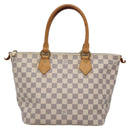 LOUIS VUITTON Damier Azur Saleya PM Tote Bag N51186 LV Auth 136882-13