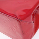 LOUIS VUITTON Monogram Vernis Reade PM Hand Bag Fuchsia Pink M91221 Auth 136883-8