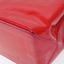 LOUIS VUITTON Monogram Vernis Reade PM Hand Bag Fuchsia Pink M91221 Auth 136883-16