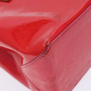LOUIS VUITTON Monogram Vernis Reade PM Hand Bag Fuchsia Pink M91221 Auth 136883-17