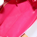 LOUIS VUITTON Monogram Vernis Reade PM Hand Bag Fuchsia Pink M91221 Auth 136883-11