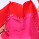 LOUIS VUITTON Monogram Vernis Reade PM Hand Bag Fuchsia Pink M91221 Auth 136883-19