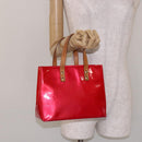 LOUIS VUITTON Monogram Vernis Reade PM Hand Bag Fuchsia Pink M91221 Auth 136883-22