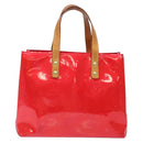 LOUIS VUITTON Monogram Vernis Reade PM Hand Bag Fuchsia Pink M91221 Auth 136883-2