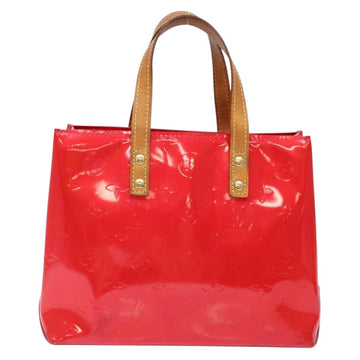 LOUIS VUITTON Monogram Vernis Reade PM Hand Bag Fuchsia Pink M91221 Auth 136883 - 0