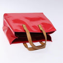 LOUIS VUITTON Monogram Vernis Reade PM Hand Bag Fuchsia Pink M91221 Auth 136883-6