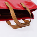 LOUIS VUITTON Monogram Vernis Reade PM Hand Bag Fuchsia Pink M91221 Auth 136883-7