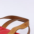 LOUIS VUITTON Monogram Vernis Reade PM Hand Bag Fuchsia Pink M91221 Auth 136883-14