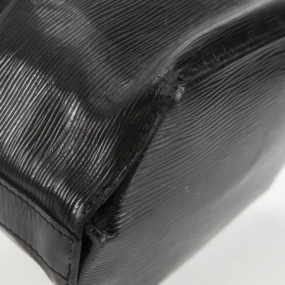 LOUIS VUITTON Epi Sac Depaule PM Shoulder Bag Black M80157 LV Auth 136885